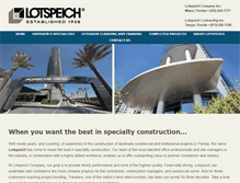 Tablet Screenshot of lotspeich.com
